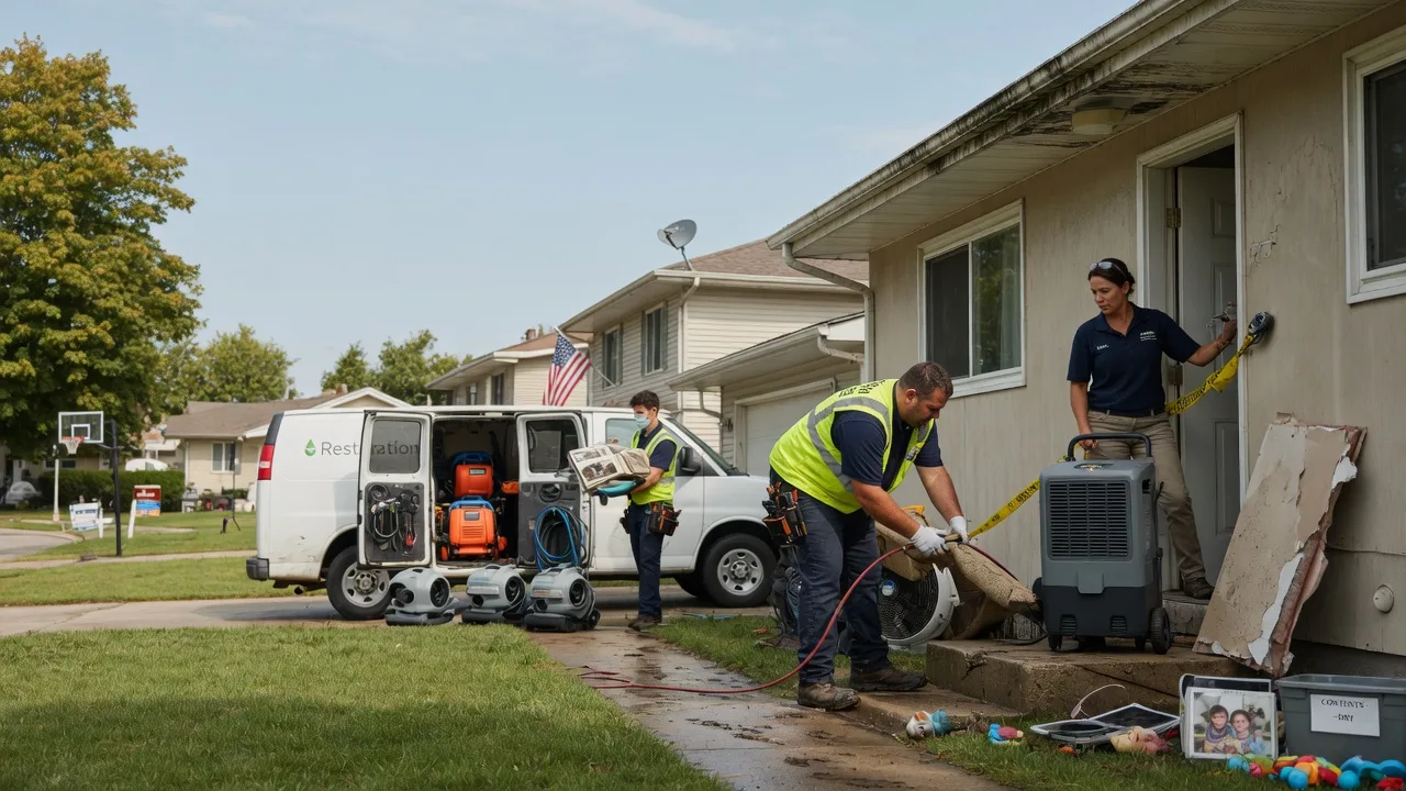 Water Damage Restoration in Little America, WY near me